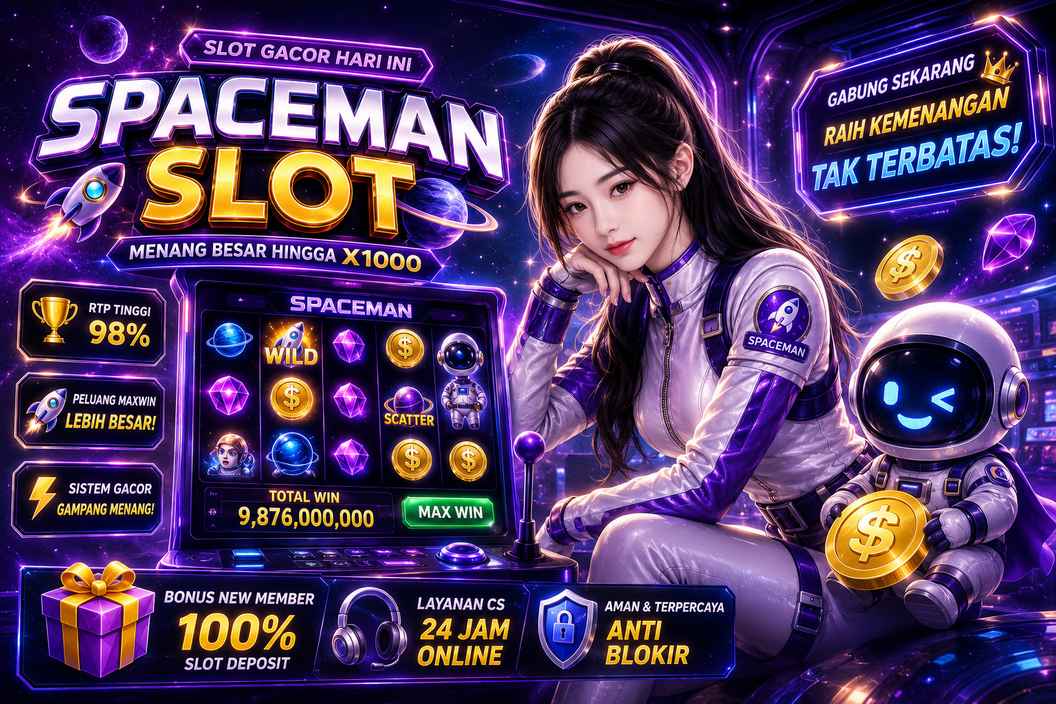 Mengulik Keseruan Spaceman Slot dari Berbagai Sisi